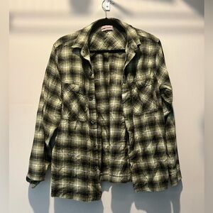 Green Flannel Shirt